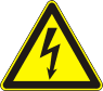 Warning: high voltage